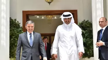11. Cumhurbaşkanı Gül, Katar Emiri Tamim Bin Hamad Es-Sani ile Görüştü