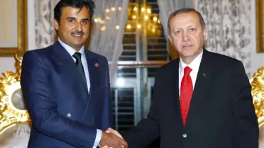 Cumhurbaşkanı Erdoğan, Katar Emiri ile Görüştü