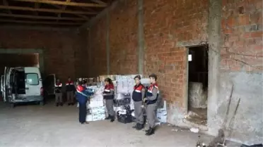 Jandarmadan Kaçak Sigara Operasyonu...