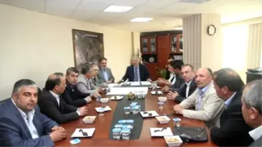 14 Köy Muhtarından Özak'a Ziyaret
