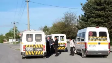 Sungurlu'da Servis Minibüsleri Denetlendi
