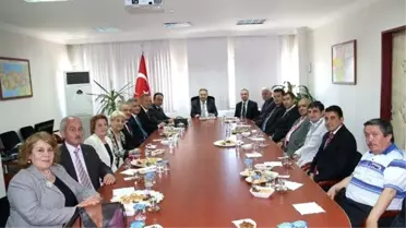 Vali Ali Fidan Çin Ankara'dan Geldiler