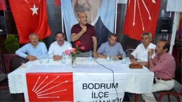 CHP Bodrum Konacık Mahallesinde Konuştu