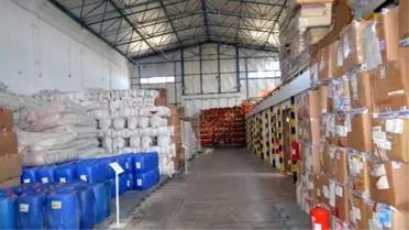 Lojistik Deposu Olası Bir Afete Karşı Hazır Vaziyette
