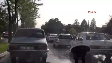 Elazığ Yarım Saat Süren Yağmur Elazığ'da Hayatı Felç Etti