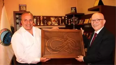 Prof. Dr. Hüseyin Ülgen, Başkan Arslan'ı Ziyaret Etti