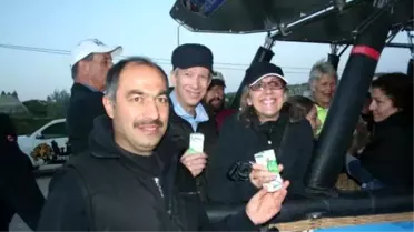 Dünya Süt Günü'nü Balonda Kutladılar