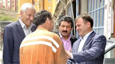 Başkan Çimen'den Sanayi Esnafına Ziyaret