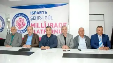 Isparta'da Ortak Akıl Platformu AK Parti'yi Destekleyecek