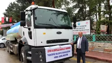 Çevre ve Şehircilik Bakanlığı'ndan Taşköprü Belediyesi'ne Hibe Arazöz