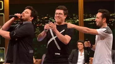 3 Adam Canlı Yayında Beyaz Show'a Baskın Yaptı
