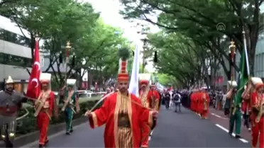 Japonya'da Mehteranlı 'Türk Yürüyüşü'