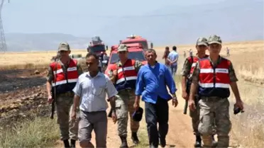 Adıyaman'da Buğday Tarlasında Yangın