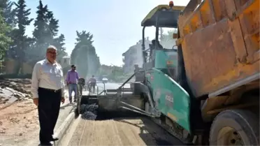Başkan Kutlu, Asfalt Çalışmalarını Denetledi