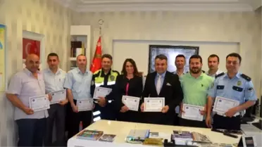 Fatsa'da Polislere Başarı Belgesi Verildi