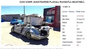 Sahibinden hayata tutunmaya çalışan araç ilanı
