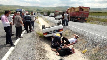 Yozgat'ta 2 Kazada 1 Ölü, 8 Yaralı