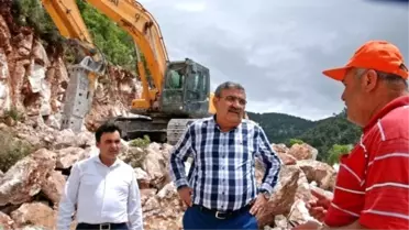Yayla Yolunda Çalışmalar Devam Ediyor