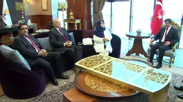 Davutoğlu, Dengir Mir Mehmet Fırat'ı Kabul Etti