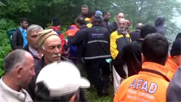 Giresun'da Dere Yatağına Düşen Kişi Kurtarıldı