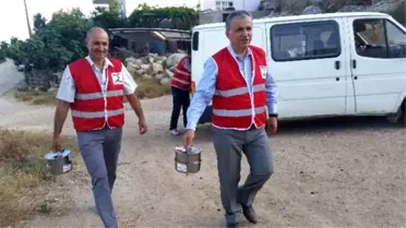 Kaymakam Cinbir Sıcak Yemek Dağıttı