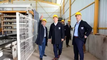 Başkan Çerçi, Kilit Parke Üretim Tesislerini İnceledi