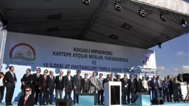 Bakanlar Eker ve Işık, Kocaeli'nde Hipodrom Açtı