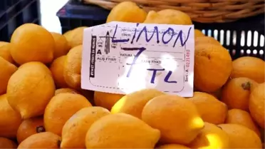 Limonun Fiyatı Vatandaşın Yüzünü Ekşitiyor