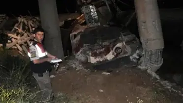 Sivas'taki İki Yük Treninin Çarpışması