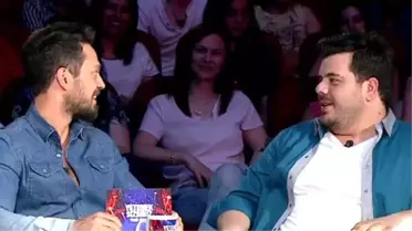 Eser ve Murat Boz'un Keyifli Akrobasi Sohbeti! Özgü Namal Araya Girdi...