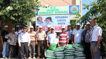 Kınıklı Çiftçiye Büyükşehir'den Ücretsiz Tohum