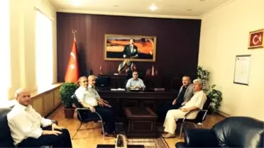 Kaymakam Beyazyıldız'a Veda Ziyareti