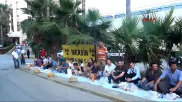 Gülnar'da Nükleere Karşı Yeryüzü İftar Sofrası Kurdular