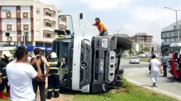 Manavgat'ta Trafik Kazası: 1 Yaralı