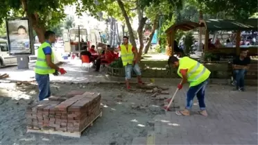 Toros Caddesi'nde Esnafı Sevindiren Çalışma