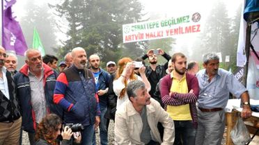 Ödp Eş Başkanı Taş, Cerattepe'de İncelemelerde Bulundu