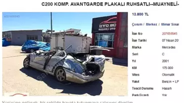 Sahibinden hayata tutunmaya çalışan araç ilanı