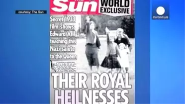 İngiltere Kraliçes Elizabeth'in Nazi Selamı Verirken Görüntüleri Ortaya Çıktı.