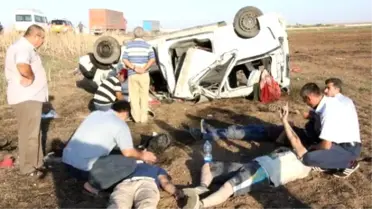 Nusaybin'de Kaza: 10'u Iraklı 12 Yaralı