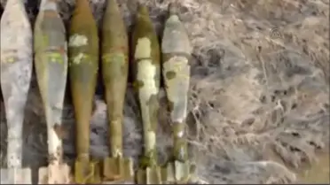 Siirt'te 12 Havan ve Bir Anti Tank Roket Mühimmatı Ele Geçirildi