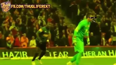 Muslera'nın Drenthe'ye İbretlik Çalımı Thug Life : D