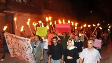 Nusaybin'de, Suruç Protestosu İçin Yapılan Yürüyüşten Sonra Olaylar Çıktı