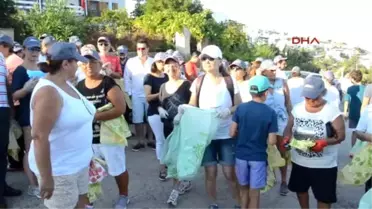 Bodrum - Yalıkavak'ta Çöp Temizliği