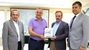 Mtso Başkanı Erbil, Başkan Ergün'ü Ziyaret Etti