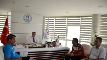 Coşkun ve Topçu'dan Teşekkür Ziyareti