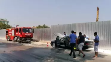 Edirne'de Otomobil Seyir Halindeyken Alev Aldı