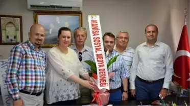 Manisa Sosmed'den Başkan Yardımcısı Olan Bilal Demir'e Ziyaret