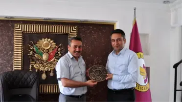Vergi Dairesi Müdürü Fatih Polat 'tan Veda Ziyareti