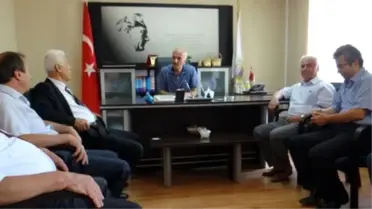 Tüed Genel Başkanı Ergün'den Uzundere Belediye Başkanı Özsoy'a Ziyaret