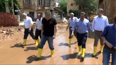 Elmalı'daki Sağanak Yağış